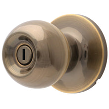Load image into Gallery viewer, Ball Privacy Door Knob, AB