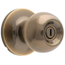 Load image into Gallery viewer, Ball Privacy Door Knob, AB