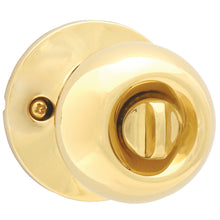 Load image into Gallery viewer, Ball Privacy Door Knob, PB