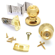 Load image into Gallery viewer, Ball Privacy Door Knob, PB