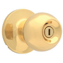 Load image into Gallery viewer, Ball Privacy Door Knob, PB
