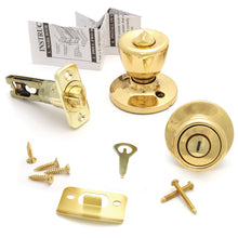 Load image into Gallery viewer, Tulip Privacy Door Knob, PB