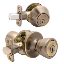 Load image into Gallery viewer, Entry Door Knob and Deadbolt, AB