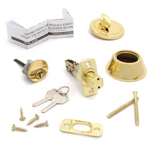 Load image into Gallery viewer, Single Cylinder Deadbolt, PB