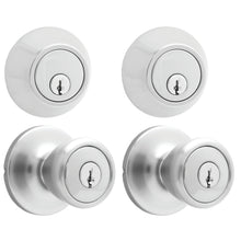 Load image into Gallery viewer, Atlas® Home Security Kit Entry Door Knob and Door Deadbolt