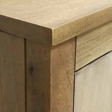 Load image into Gallery viewer, InPlace 32 in. W x 15 in. D x 34 in. H Creme Real Mango Wood 2 Door Accent Cabinet, The Strata, 9020002