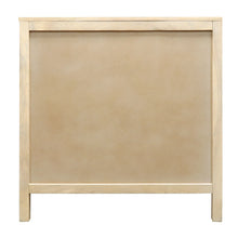 Load image into Gallery viewer, InPlace Cabinets, Real Mango Wood 2 Door Accent Cabinet, 32 Inch W x 15 Inch D x 34 Inch H, Beige, The Eodem, 9020004