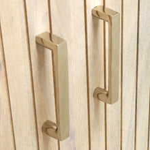 Load image into Gallery viewer, InPlace Cabinets, Real Mango Wood 2 Door Accent Cabinet, 32 Inch W x 15 Inch D x 34 Inch H, Beige, The Eodem, 9020004