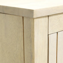 Load image into Gallery viewer, InPlace Cabinets, Real Mango Wood 2 Door Accent Cabinet, 32 Inch W x 15 Inch D x 34 Inch H, Beige, The Eodem, 9020004