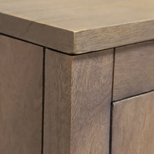 Load image into Gallery viewer, InPlace 32 W x 15D x 34H in Ash Grey Real Mango Wood 2 Door Accent Cabinet, The Lumin Design, 9020006