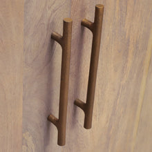 Load image into Gallery viewer, InPlace 32 W x 15D x 34H in Ash Grey Real Mango Wood 2 Door Accent Cabinet, The Lumin Design, 9020006