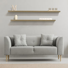 Load image into Gallery viewer, InPlace 60 in Rustic Wood Floating Shelf Wall Mounted Hidden Brackets, 9582040E