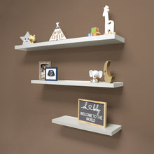 Load image into Gallery viewer, InPlace 24 in W x 8 in D x 1.50 in H Grey Floating Shelf Slimline, 9580020E
