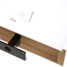 Load image into Gallery viewer, InPlace 24 in W x 8.50 in D x 2.75 in H White Floating Bracket Shelf with Edge, 9580028E