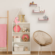 Load image into Gallery viewer, InPlace 3 Pc 16.5 in W, 13.88 in W, 10.25 in W Pink U Ledge Shelf Set, 9580030E