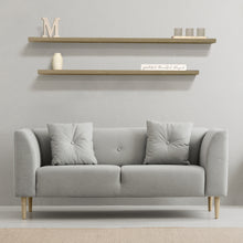 Load image into Gallery viewer, InPlace 60 in Rustic Wood Floating Shelf Wall Mounted Hidden Brackets, 9582040E