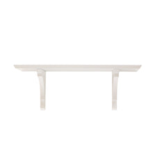 Load image into Gallery viewer, InPlace 18 in W x 7 in D x 7 in H in White Cottage Bracket Shelf Small, 9602214E