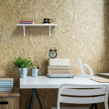 Load image into Gallery viewer, InPlace 18 in W x 7 in D x 7 in H in White Cottage Bracket Shelf Small, 9602214E