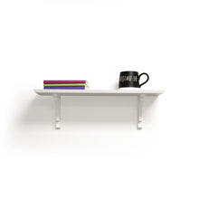 Load image into Gallery viewer, InPlace 18 in W x 7 in D x 7 in H in White Cottage Bracket Shelf Small, 9602214E
