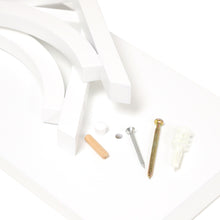 Load image into Gallery viewer, InPlace 18 in W x 7 in D x 7 in H in White Cottage Bracket Shelf Small, 9602214E