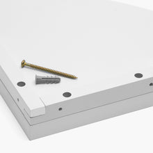 Load image into Gallery viewer, InPlace 11.8 in W x 11.8 in D x 2 in H White Corner Shelf, 9602220E