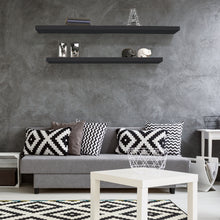 Load image into Gallery viewer, InPlace 48 in W x 8 in D x 1.50 in H Black Hidden Bracket Shelf, 9603001E