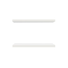 Load image into Gallery viewer, InPlace 2 Pc 18 in W x 8 in D x 1.50 in H White Hidden Bracket Shelf, 9603003E