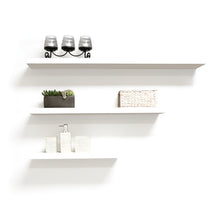 Load image into Gallery viewer, InPlace 24 in W x 8 in D x 1.50 in H White Hidden Bracket Shelf, 9603004E
