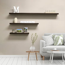 Load image into Gallery viewer, InPlace 24 in W x 8 in D x 1.50 in H Pecan Hidden Bracket Shelf, 9603013E