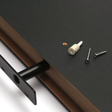 Load image into Gallery viewer, InPlace 60 in W x 8.50 in D x 2.75 in H Black Floating Bracket Shelf with Edge, 9603017E