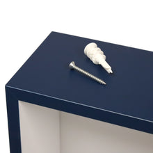 Load image into Gallery viewer, InPlace 2 Pc 10 in W & 8 in W Navy Cube Shelf Set, 9605026E
