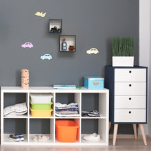 Load image into Gallery viewer, InPlace 2 Pc 10 in W & 8 in W Navy Cube Shelf Set, 9605026E