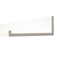 Load image into Gallery viewer, InPlace 24 in W x 9 in D x 3.5 in H White Deep Ledge Shelf, 9605030E