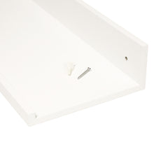 Load image into Gallery viewer, InPlace 24 in W x 9 in D x 3.5 in H White Deep Ledge Shelf, 9605030E