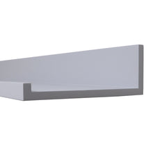 Load image into Gallery viewer, InPlace 24 in W x 9 in D x 3.5 in H Grey Deep Ledge Shelf, 9605032E