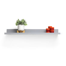 Load image into Gallery viewer, InPlace 24 in W x 9 in D x 3.5 in H Grey Deep Ledge Shelf, 9605032E