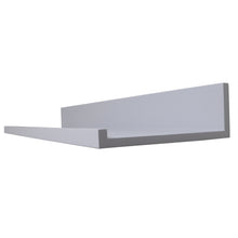 Load image into Gallery viewer, InPlace 24 in W x 9 in D x 3.5 in H Grey Deep Ledge Shelf, 9605032E