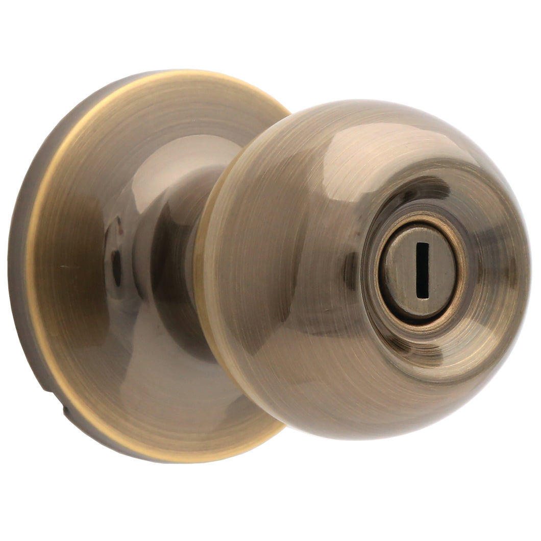 Ball Privacy Door Knob, AB