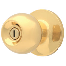 Load image into Gallery viewer, Ball Privacy Door Knob, PB
