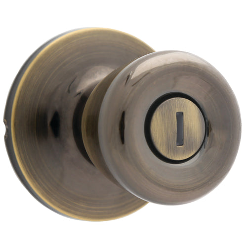 Tulip Privacy Door Knob, AB