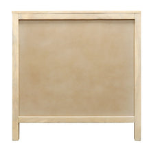 Load image into Gallery viewer, InPlace Cabinets, Real Mango Wood Accent Storage Cabinet with 2 Doors, 32 Inch W x 15 Inch D x 34 Inch H, Beige, The Eodem, 9020004
