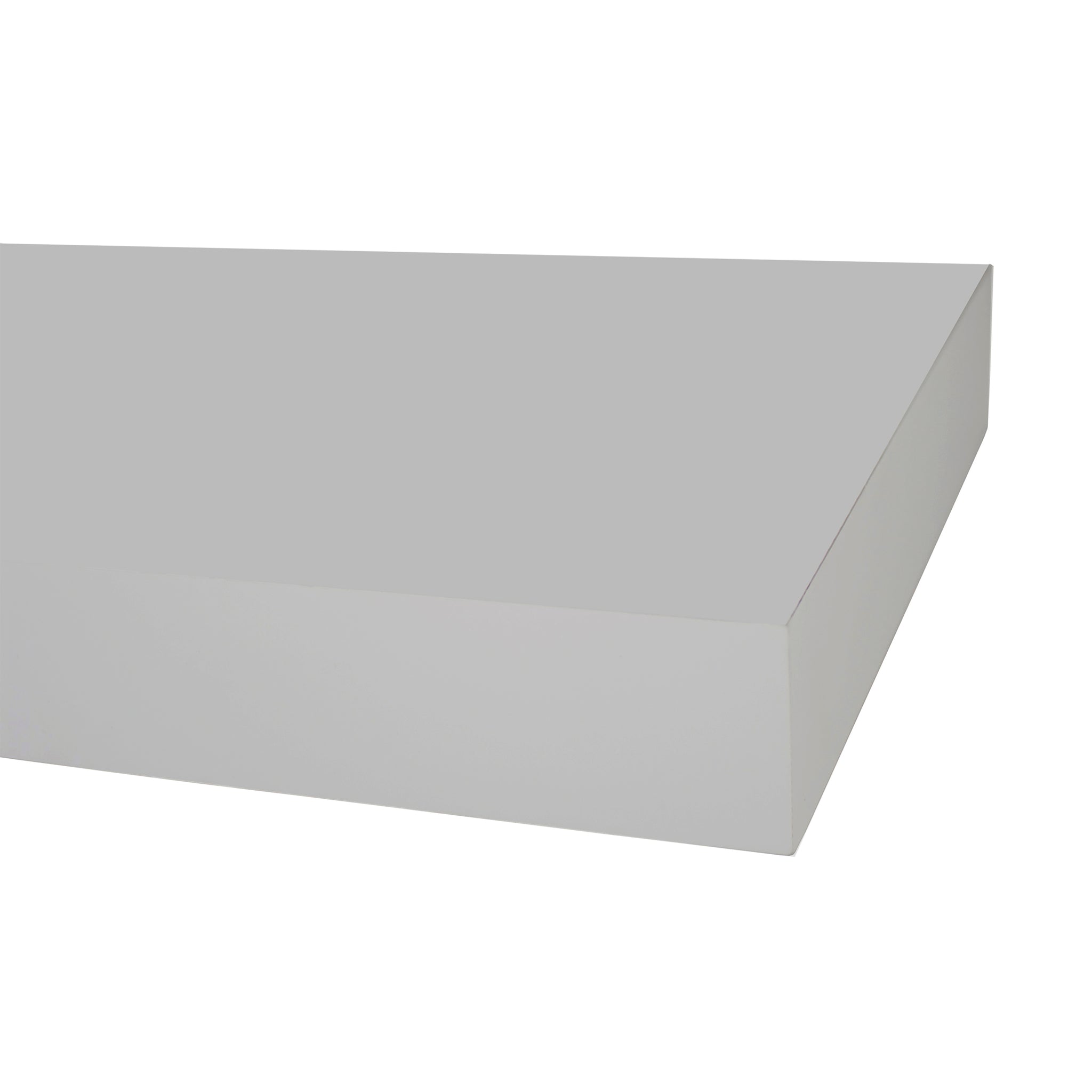 InPlace 24 in W x 8 in D x 1.50 in H Grey Floating Shelf Slimline, 958