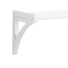 Load image into Gallery viewer, InPlace 36 in. W x 7.08 in. D x 7.08 in. H White Topsy Turvy Shelf, 9605028E
